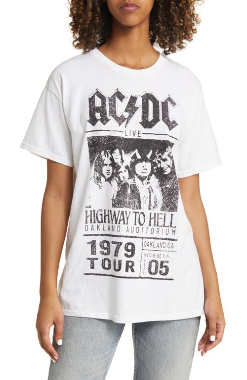AC/DC '79 Tour Cotton Graphic T-Shirt in White