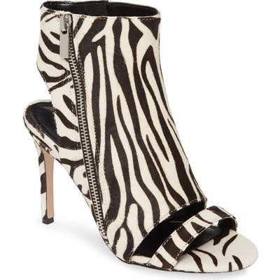Charles David Crosser Genuine Calf Hair Sandal, White