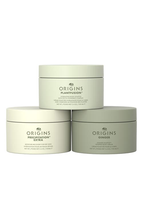 Shop Origins Soufflé Body Cream Trio Holiday Gift Set $67 Value In No Color