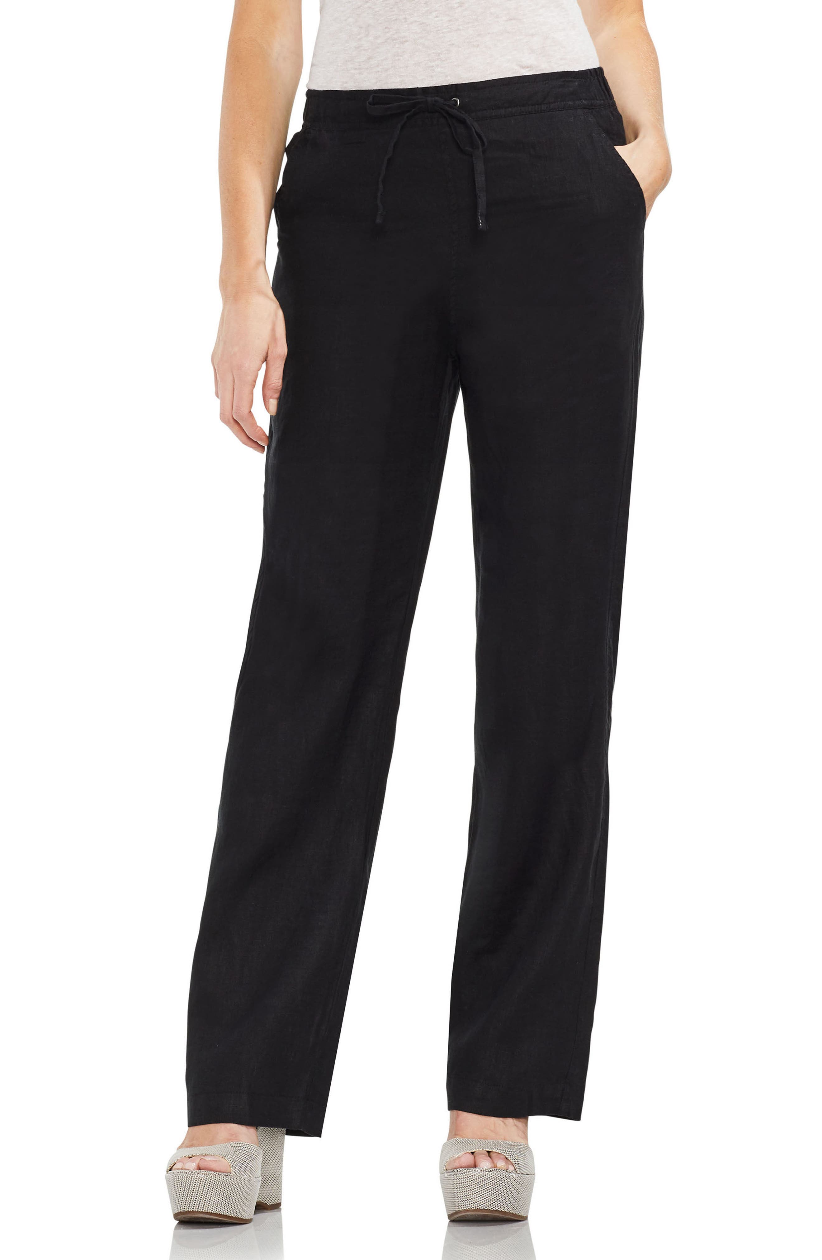 Women's Vince Camuto Wide Leg Linen Pants Women's Vince Camuto Wide Leg Linen Pants