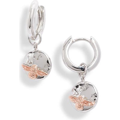 Olivia Burton Globe Trotter Huggie Hoop Earrings