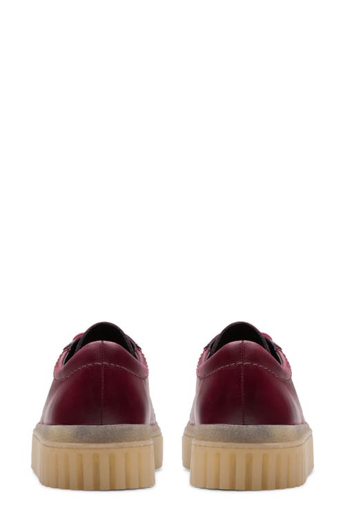 Shop Clarksr Clarks(r) Mayhill Walk Sneaker In Burgundy Leather