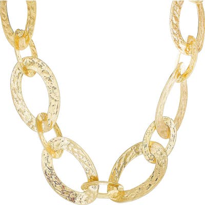 Panacea Textured Link Necklace