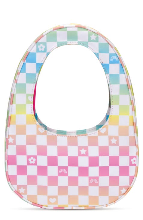 Kids' Ombé Checkerboard Shoulder Bag