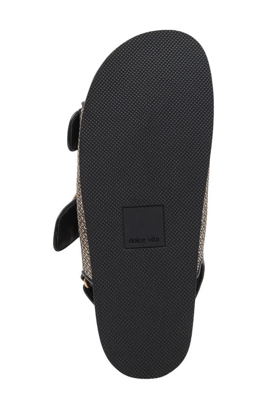 Shop Dolce Vita Starla Platform Sandal In Black Multi Woven