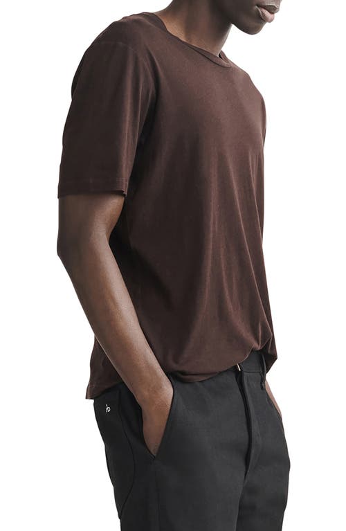 Shop Rag & Bone Classic Crewneck T-shirt In Baker