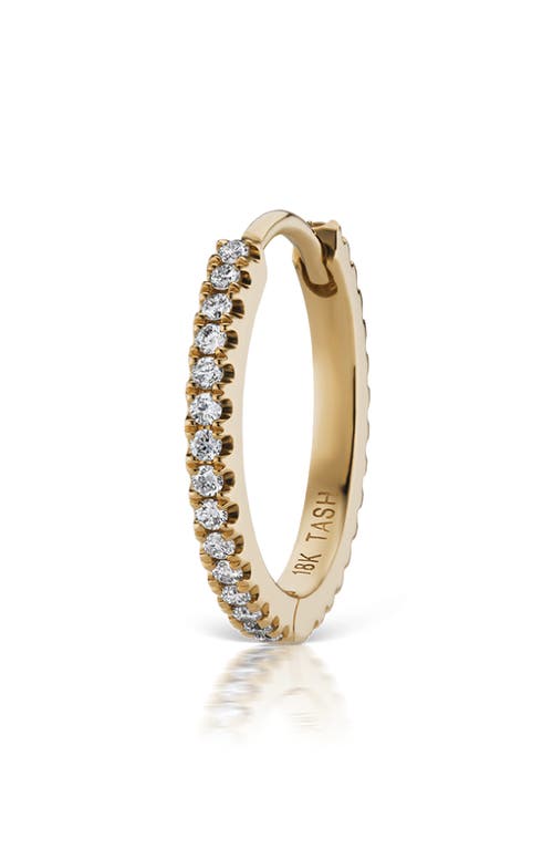 Maria Tash Diamond Eternity Hoop Earring in Yellow Gold at Nordstrom, Size 11 Mm