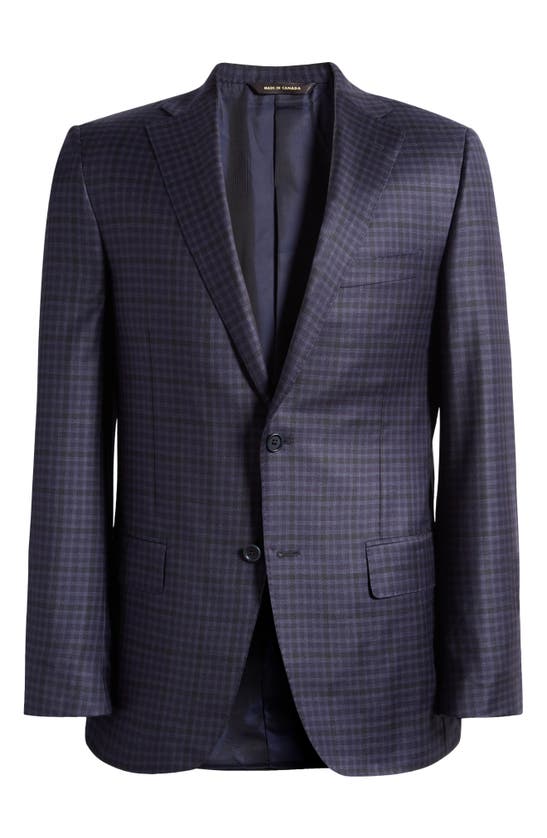 Shop Heritage Gold Navy Check Wool Sport Coat