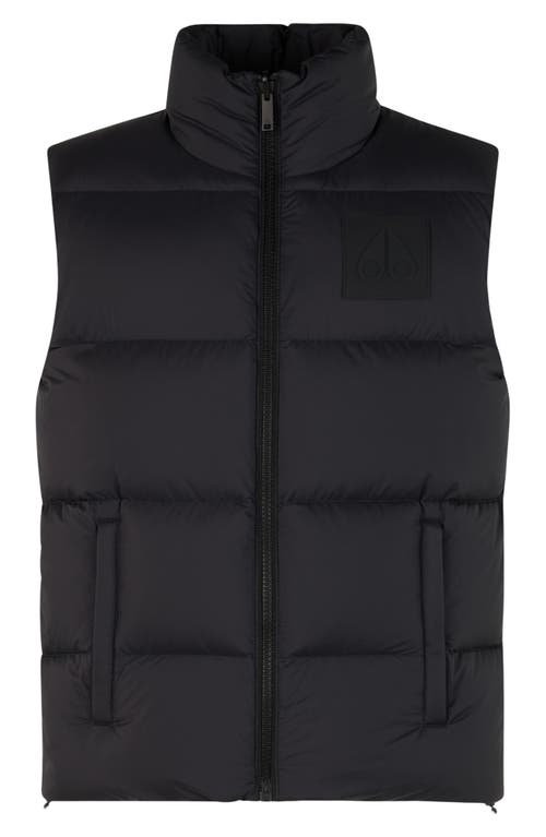 Shop Moose Knuckles King Reversible Down Puffer Vest<br /> In Black