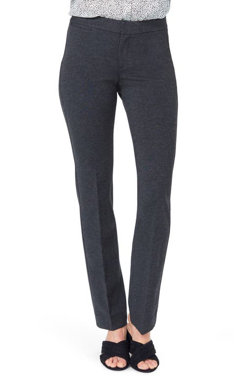 NYDJ Stretch Knit Trousers Charcoal Heathered at Nordstrom,
