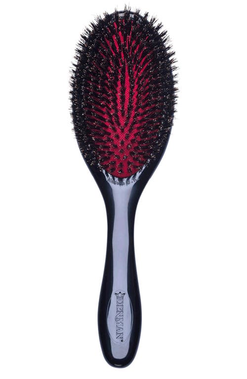 D82M The Finisher Hairbrush in Boar Bristles Black