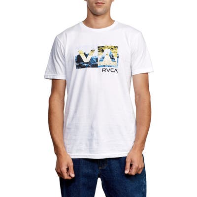 Rvca Balance Box Logo T-Shirt, White