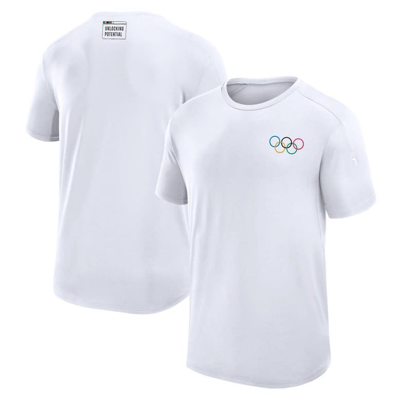 Shop Fanatics Branded White Olympic Games Inspired Stack T-shirt