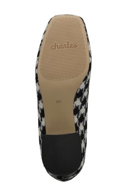 Charles By Charles David Zinnia Maryjane Heels In Black White-ht
