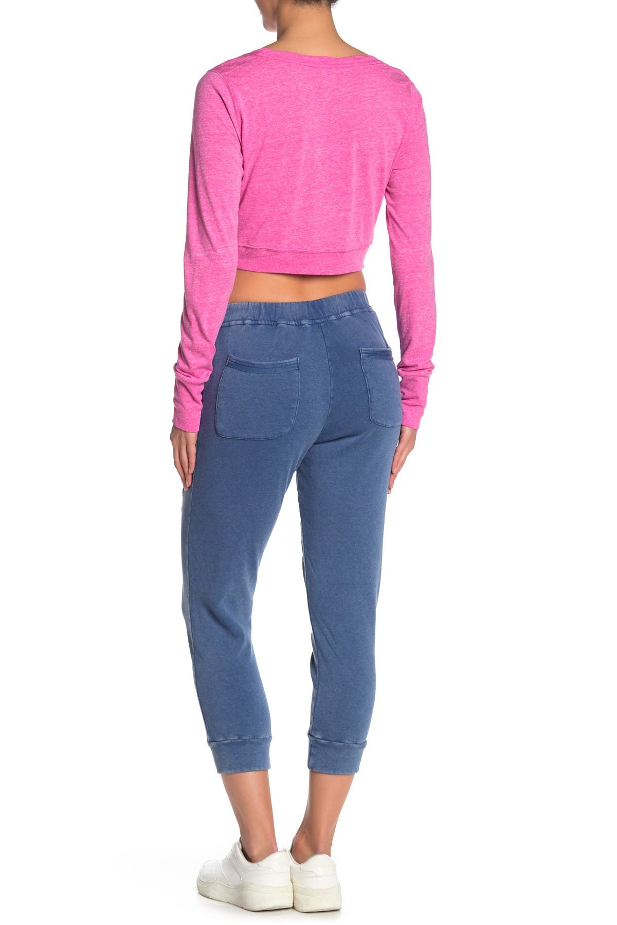 free people denim joggers