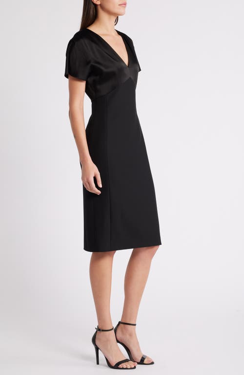 HUGO BOSS BOSS DIJETA MIXED MEDIA DRESS