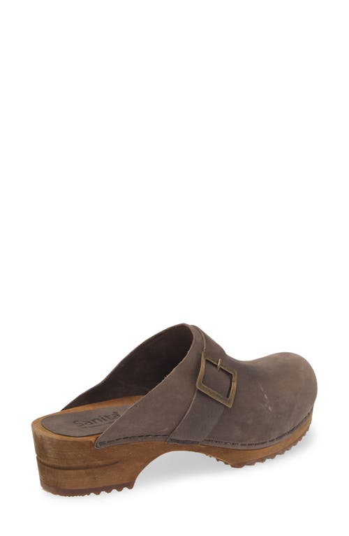 Sanita Platform Clog In Anthracite