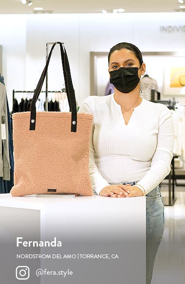 rag \u0026 bone Addison Fleece Carryall Tote 