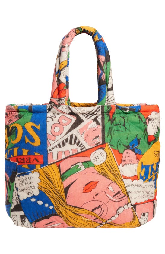 Women's Comic Print Tote