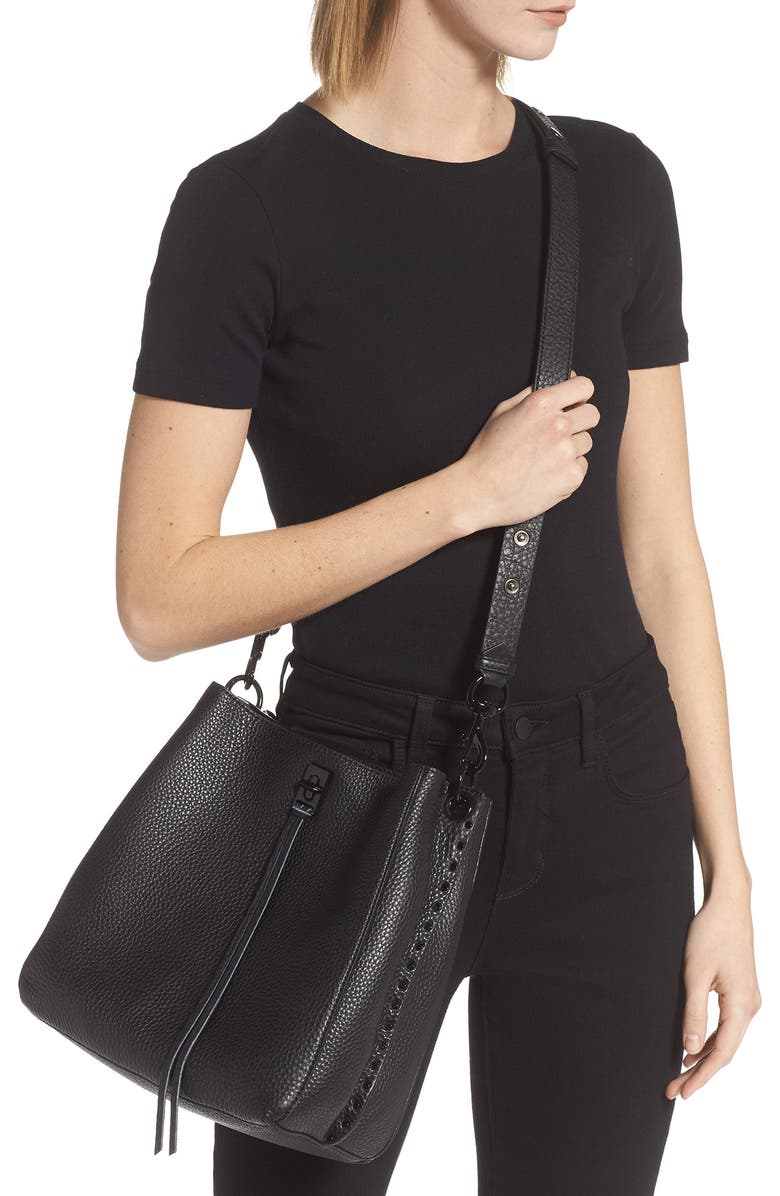 Rebecca Minkoff Darren Deerskin Leather Shoulder Bag | Nordstrom
