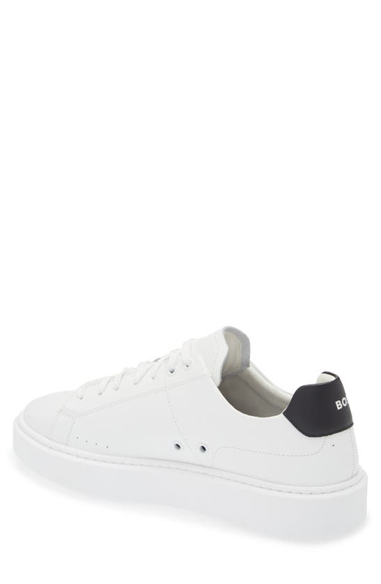 Shop Hugo Boss Boss Colyn Hybrid Leather Sneaker In White