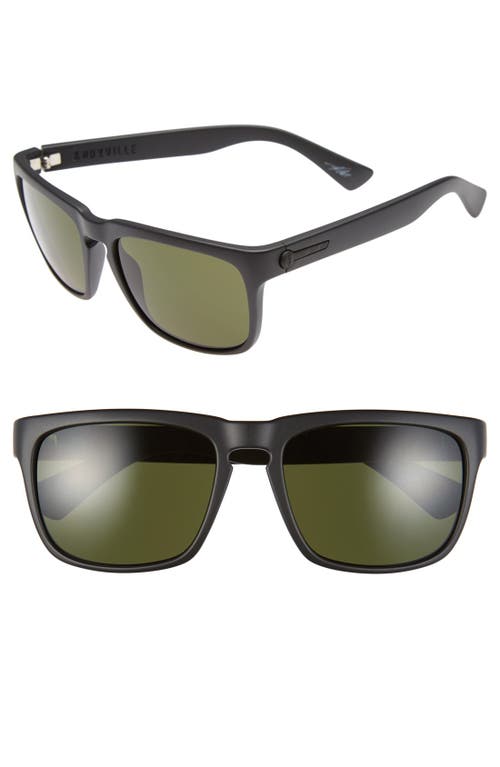 'Knoxville' 56mm Sunglasses in Matte Black/Grey