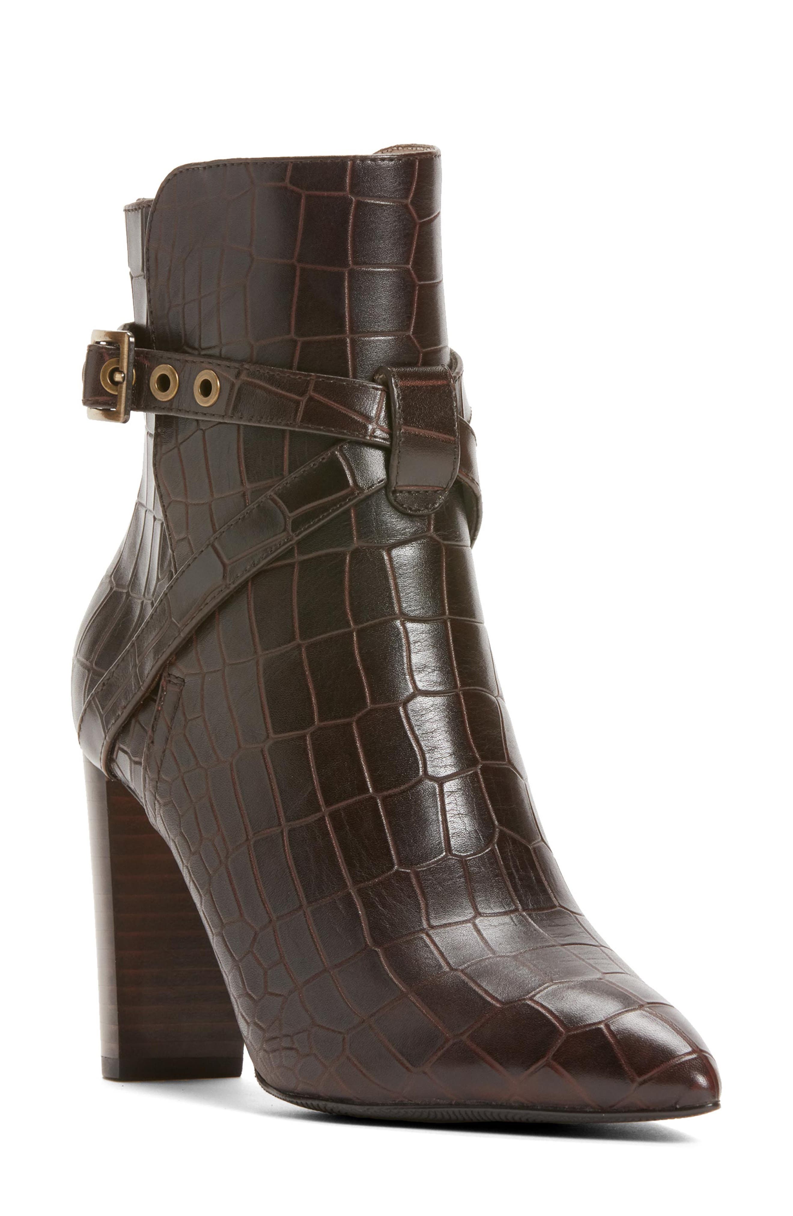 camille ankle buckle bootie