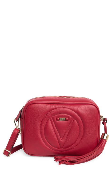 Vegan leather crossbody bag Valentino by mario valentino Red in Vegan  leather - 31196172