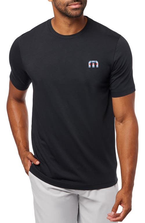 Shop Travismathew Win At Wrigley 2.0 Cotton Graphic T-shirt In Black