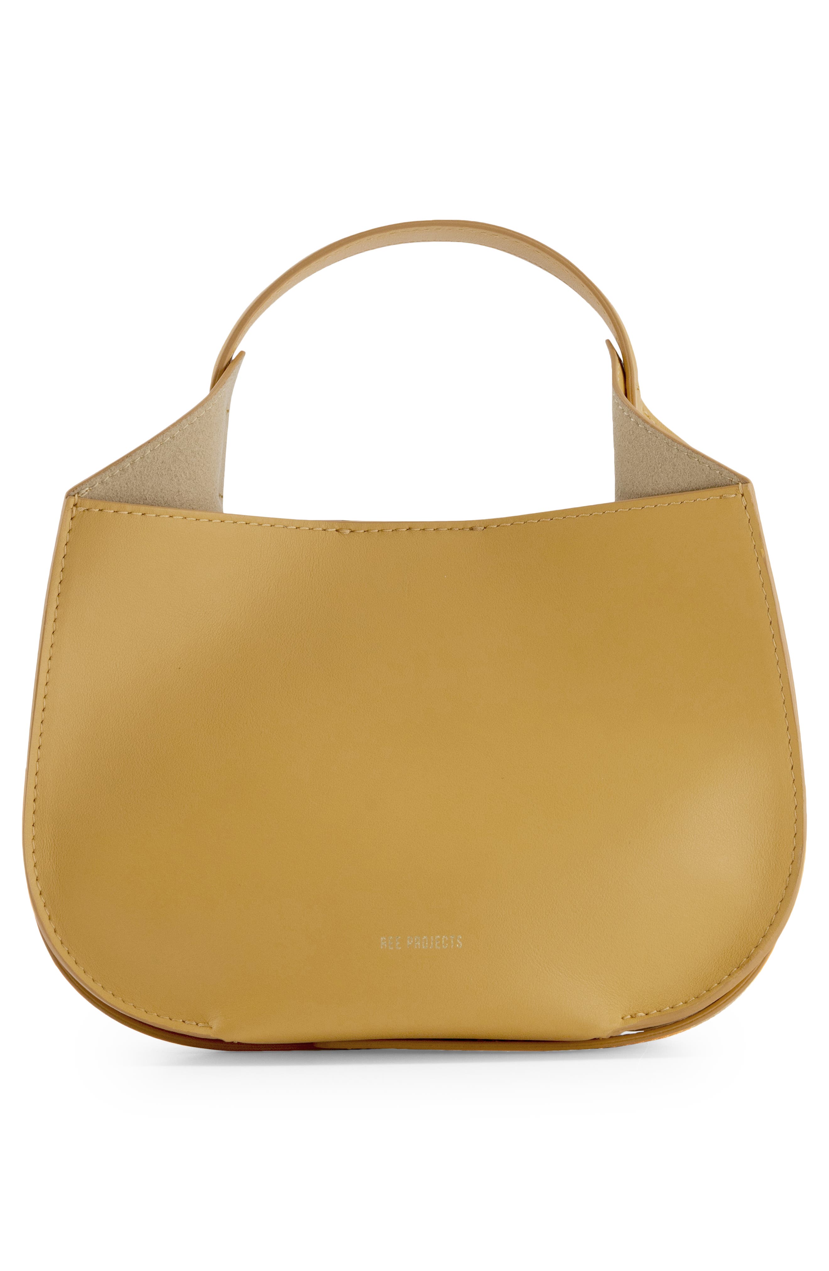 Ree Projects Mini Helene Leather Hobo Bag in Desert Smart Closet