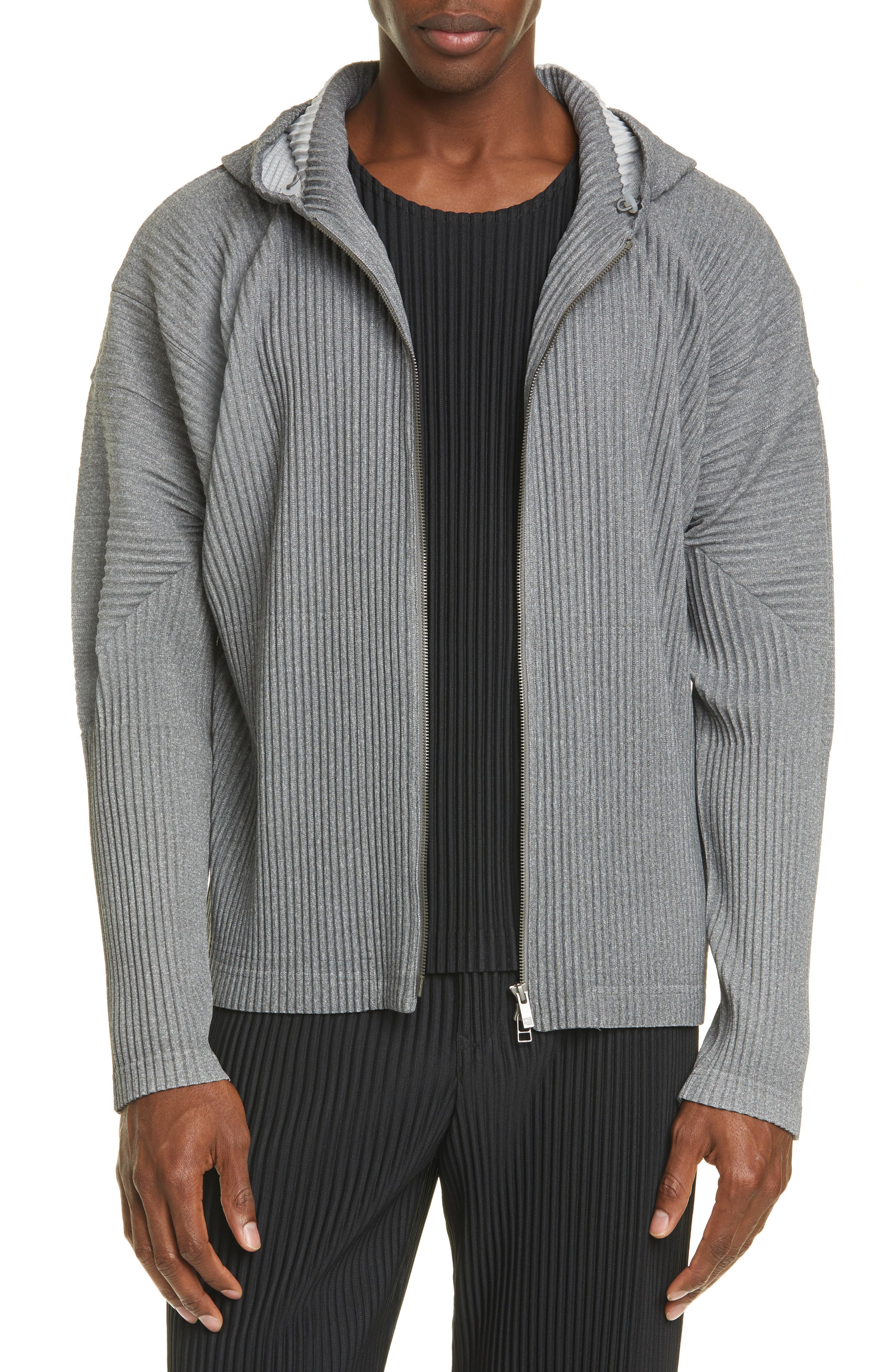 issey miyake homme plisse hoodie
