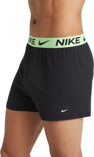Nike 3-Pack Dri-FIT Essential Micro Boxers in Black Multi Collage at Nordstrom, Size Large