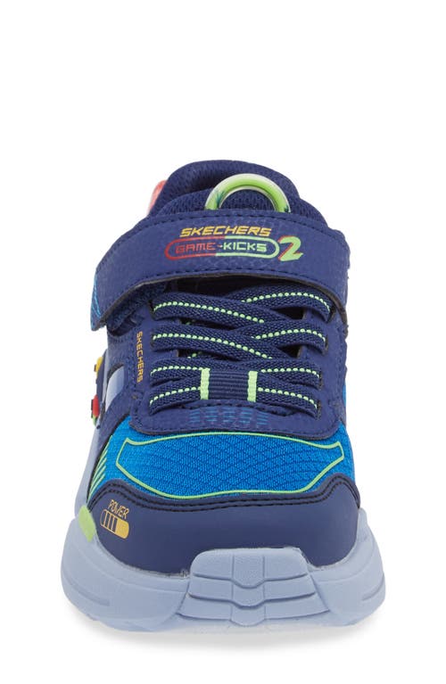 Shop Skechers Kids' Game Kicks® Gametronix 2.0 Sneaker In Navy/multi