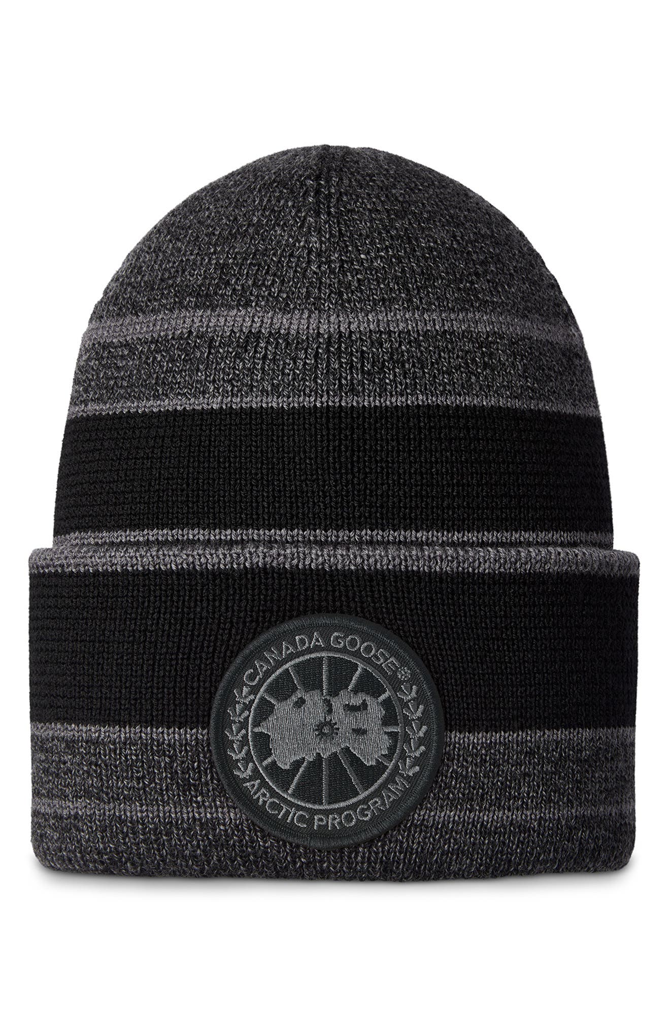 Canada Goose Wool Arctic Black Beanie for Men Save 55% Mens Hats Canada Goose Hats 