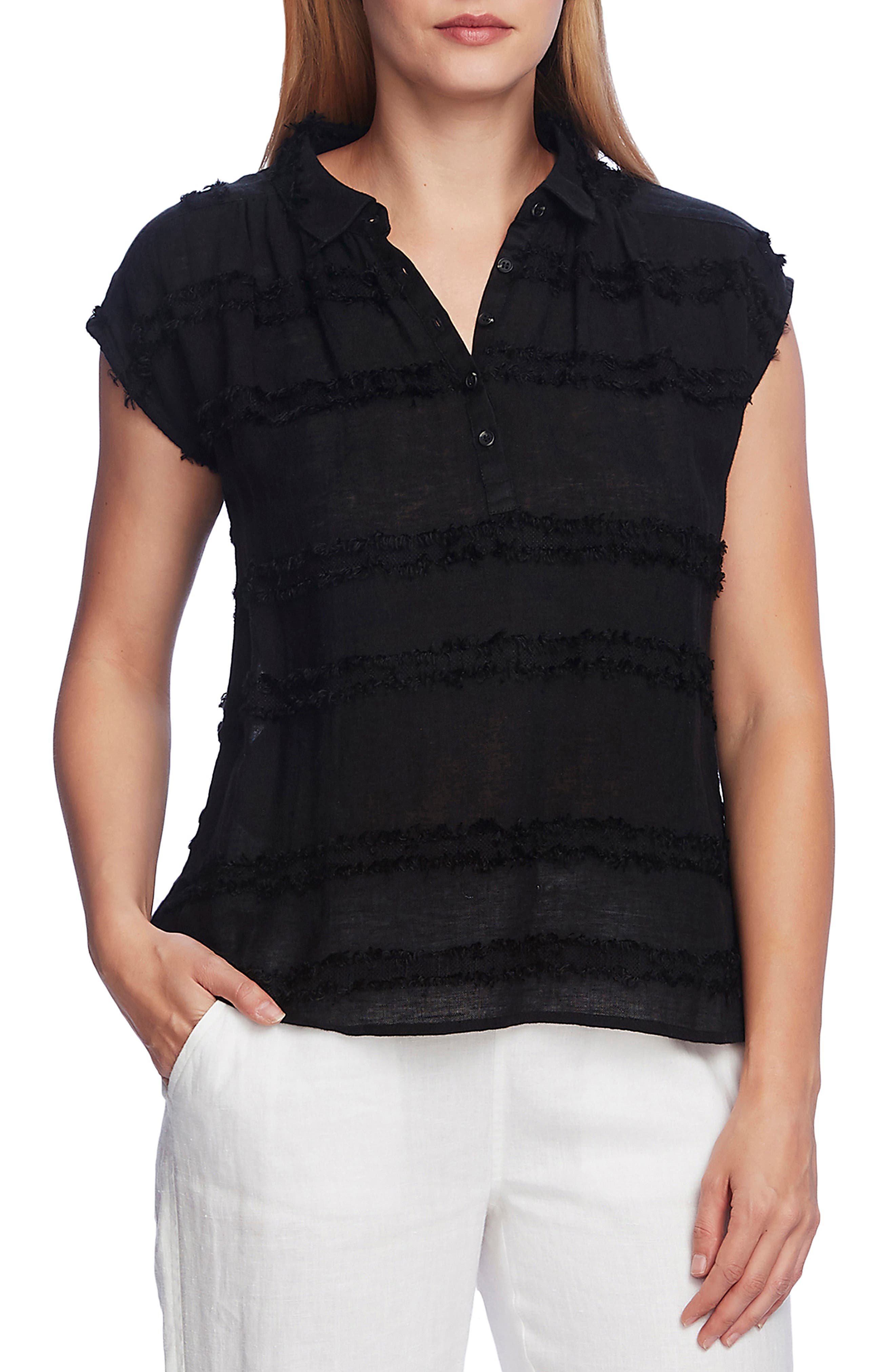 vince camuto fringe top