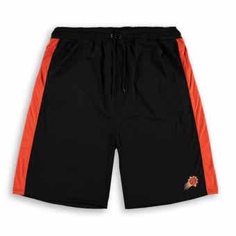 Black and orange jordan shorts deals