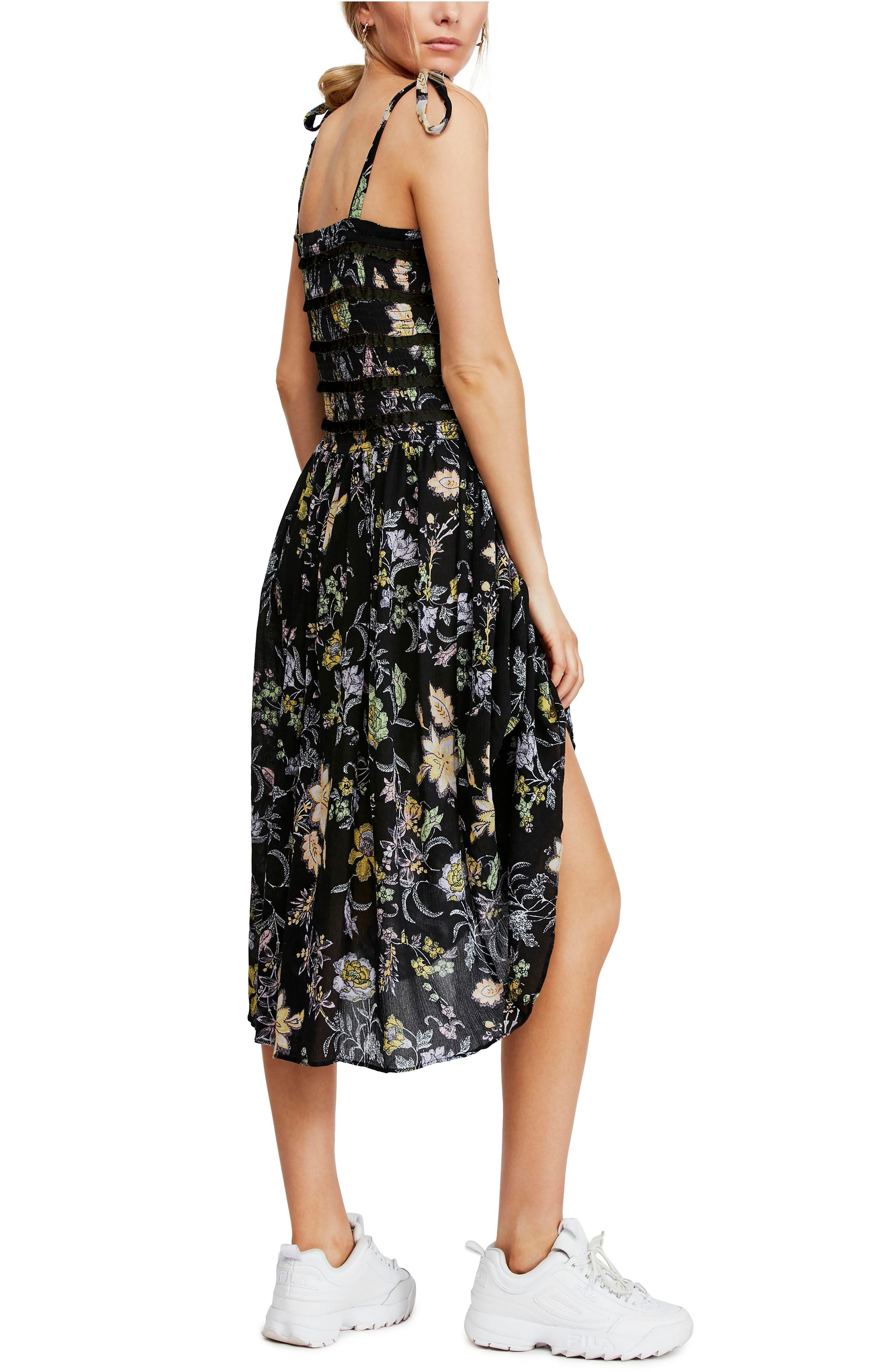 free people isla floral midi dress