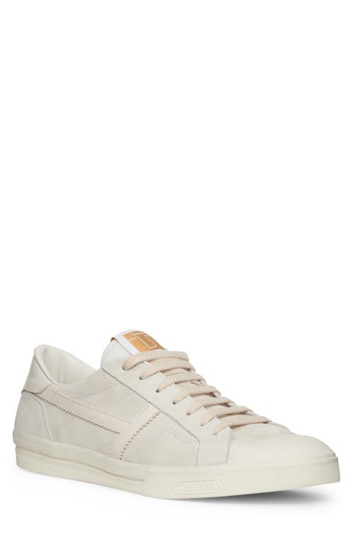 Shop Tom Ford Jarvis Low Top Sneaker In White/beige/ivory