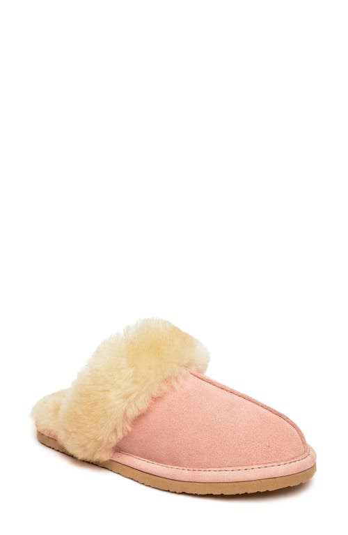 Minnetonka Genuine Sheepskin Slipper Pink Blush at Nordstrom,