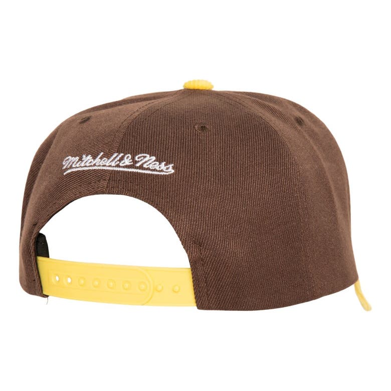 Shop Mitchell & Ness Brown San Diego Padres Corduroy Pro Snapback Hat