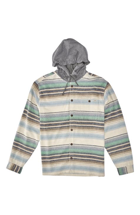 Kids' Baja Hooded Flannel Shirt (Big Kid)