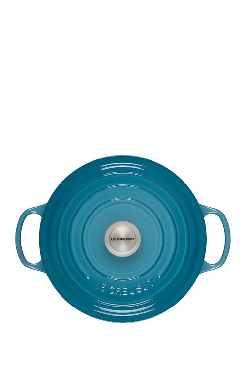 Le Creuset Signature 5.5-quart Round Enamel Cast Iron Dutch Oven In Caribbean