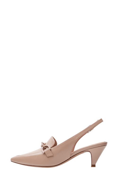 Linea Paolo Cassie Leather Pump In Nude