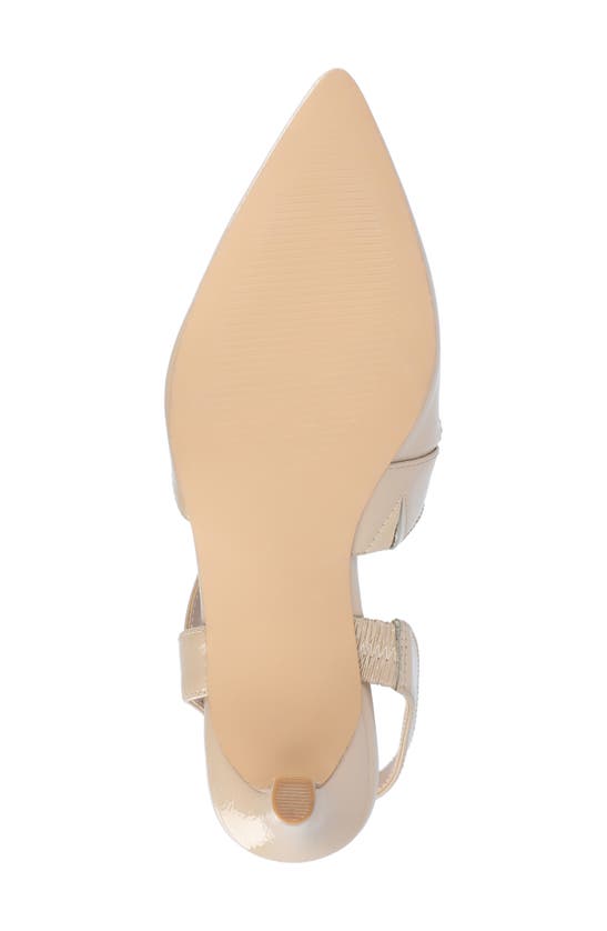 Shop Journee Collection Scarlett Pointed Toe Pump In Taupe