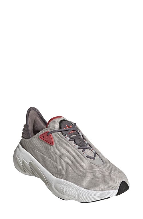 adidas Adifom SLTN Sneaker in Grey Two/Grey Two/Red 