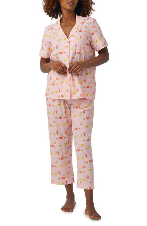 Classic Polka-Dot Women's Pajamas - Navy in Women's Cotton Pajamas