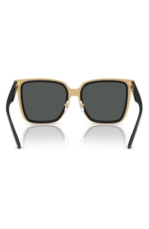Versace 58mm Butterfly Sunglasses In Black