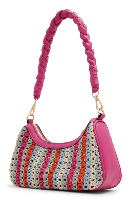 Shop Aldo Emrysx Woven Shoulder Bag In Bright Multi