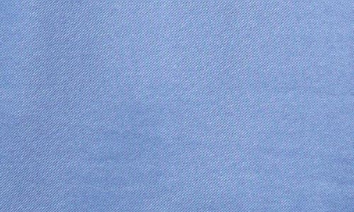 Tailorbyrd Long Sleeve Modal Polo In Slate Blue