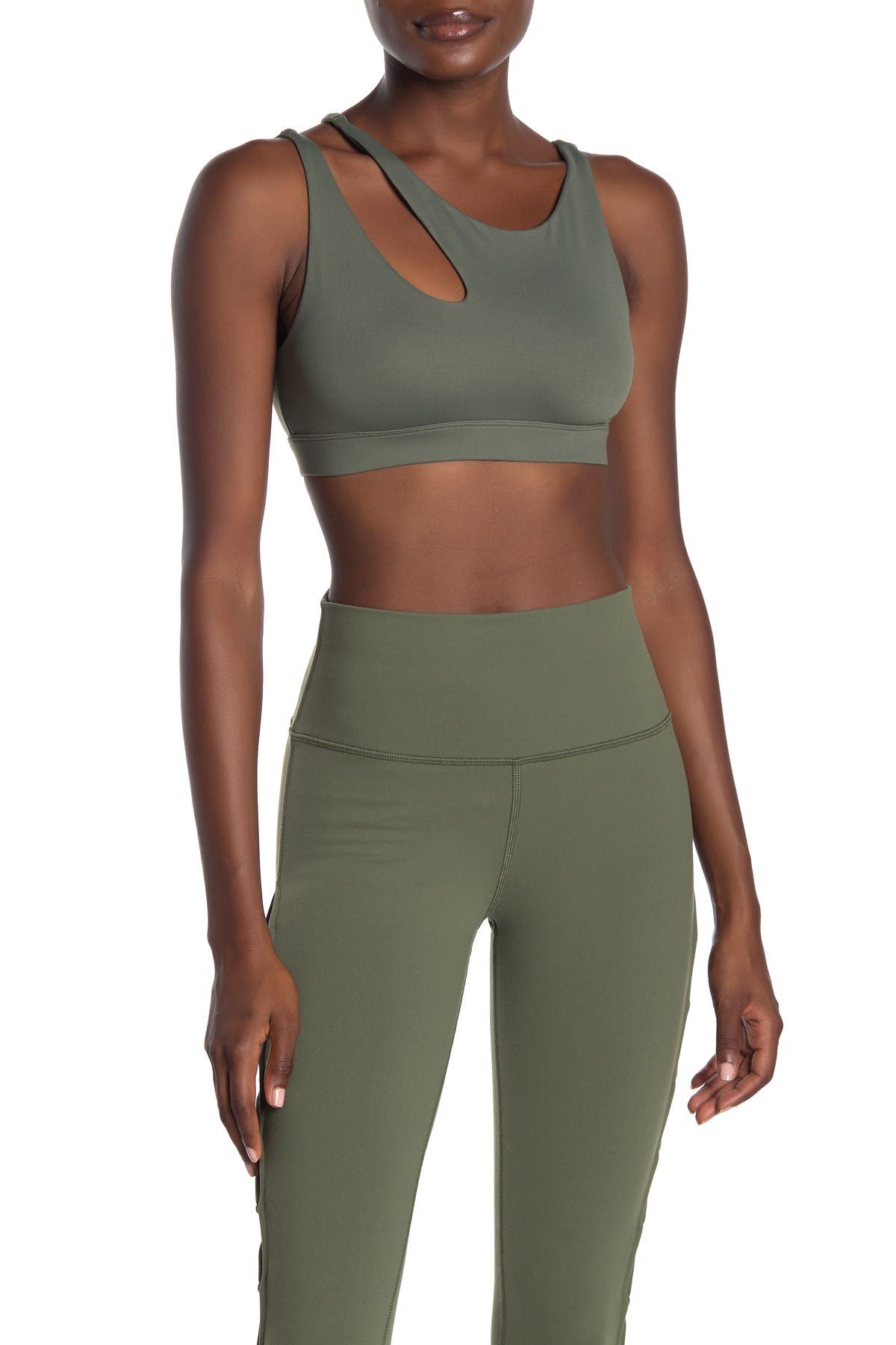 asymmetrical sports bra